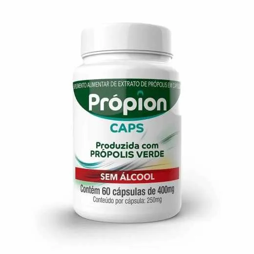 Extrato De Própolis Baldoni Própion 400mg 60 Cápsulas