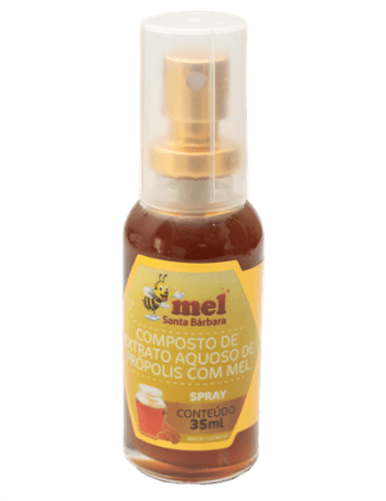 Spray Mel Própolis Santa Bárbara 35ml Gelis Distribuidora 1 Frasco