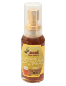 Spray Mel Própolis Santa Bárbara 35ml Gelis Distribuidora 1 Frasco