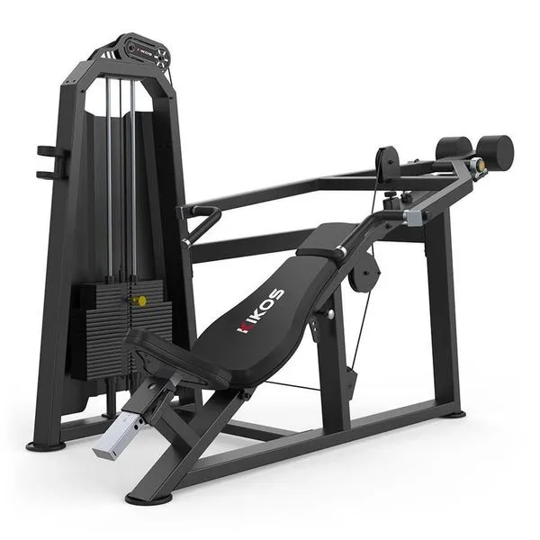 Supino Inclinado Titanium Tts12 Preto para Treino de Força com Estrutura Reforçada Kikos Supino Inclinado Titanium Tts12 Preto para Academia com Estofamento de Alta Densidade Kikos
