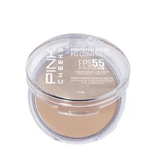 Pó Compacto Pink Cheeks Proteção Solar com Maquiagem Fps55 Fpuva19 Cor P15 11,4g Cor P15