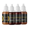 Kit 4 Pigmentos MagColor Gold Sobrancelhas Castanho 10ml