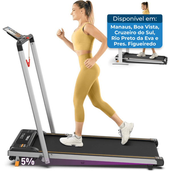 Esteira Dobrável Portátil Fithrill Preto A-BI