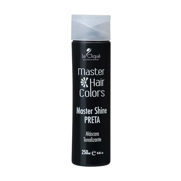 Máscara Le Cliqué Master Hair Colors Shine Preta 250ml