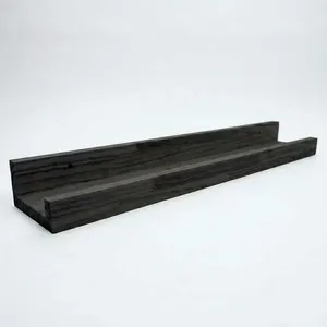 Prateleira de Parede Tipo Calha 90CM Madeira Pinus Fixação Parafuso Organizador Preto Artfactory Design Prateleira de Parede Calha 90CM Madeira Pinus Parafuso Preto Artfactory Design