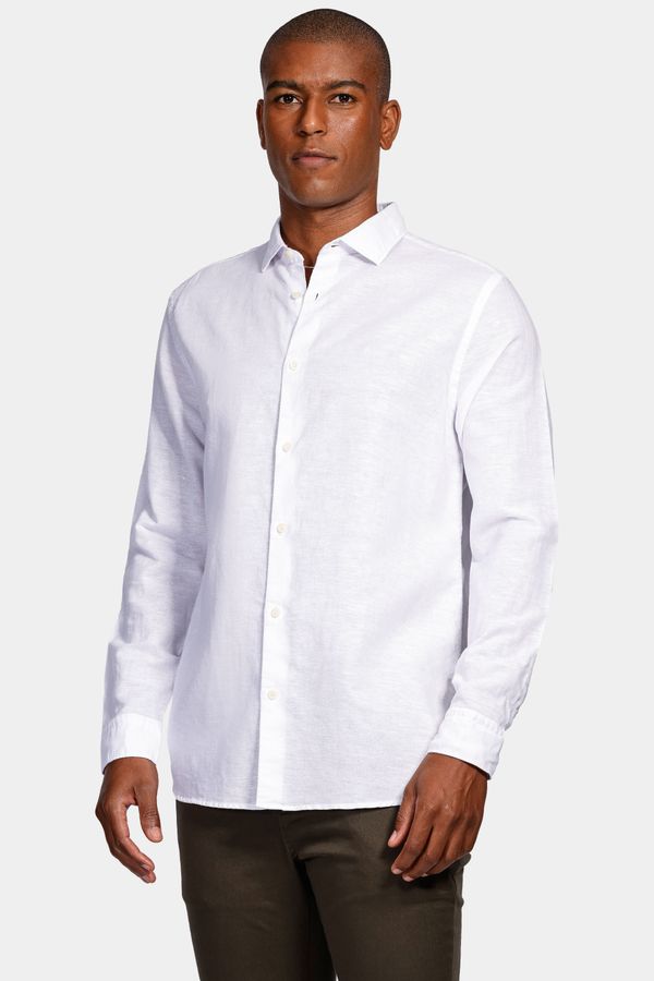 Camisa Manga Longa Move Regular Linho Algodão Martinelli Branco - XGG