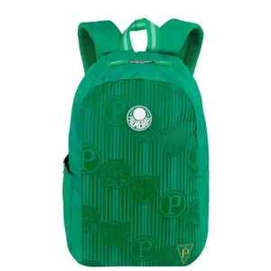 Mochila Grande Palmeiras M01 - Escudos - Verde - Único