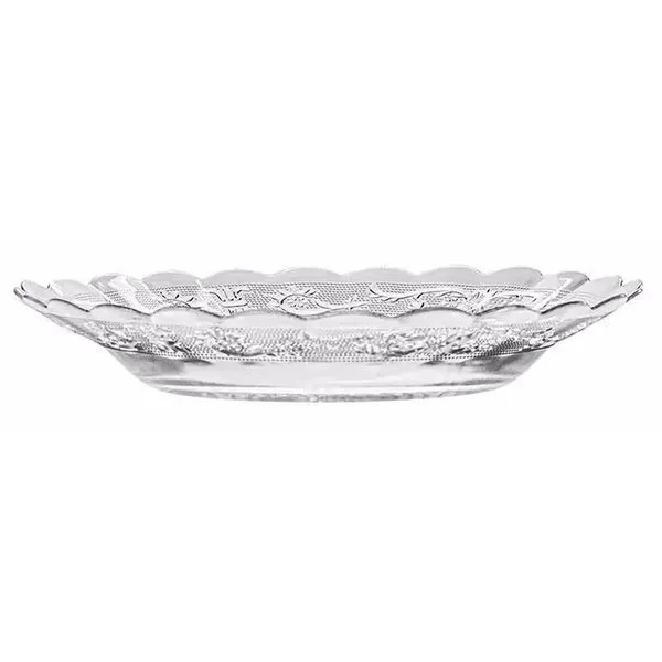 Prato Fundo Star Vidro Transparente 22cm PRAF004 - Hauskraft