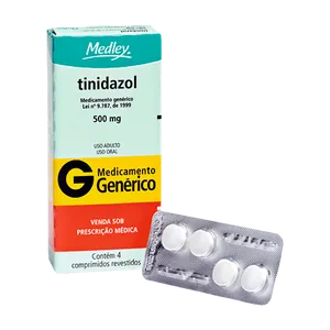 TINIDAZOL 500MG 4 CPRS - MED(G)