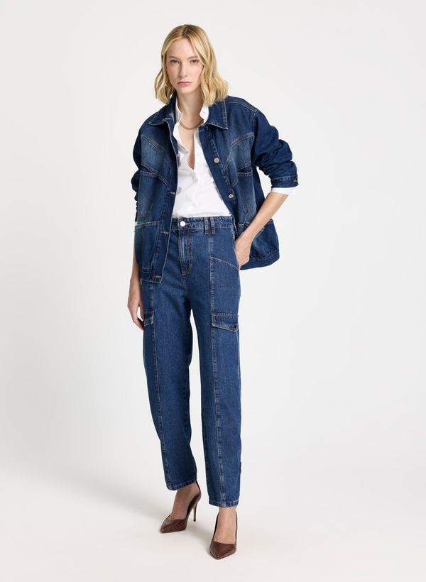 Calça Le Lis Cargo Florence Jeans Feminina 38