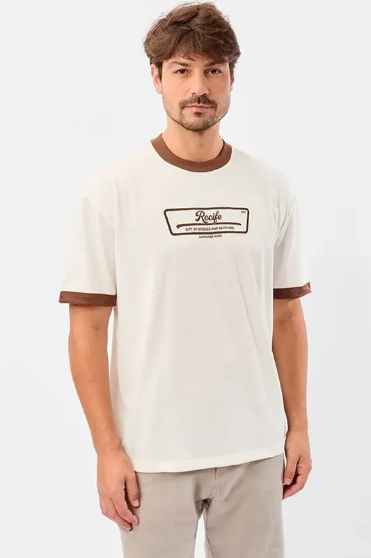 T-Shirt Estampada Recife Off White OFF WHITE/G