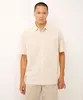 camisa relaxed com linho bordado folhagens bege P