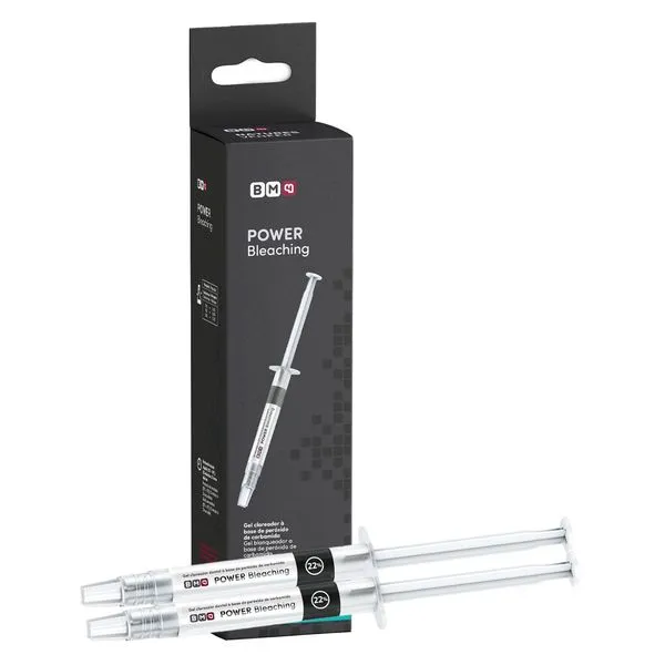 Kit 2 Clareador Dental Caseiro Power Bleaching 22% Maquira