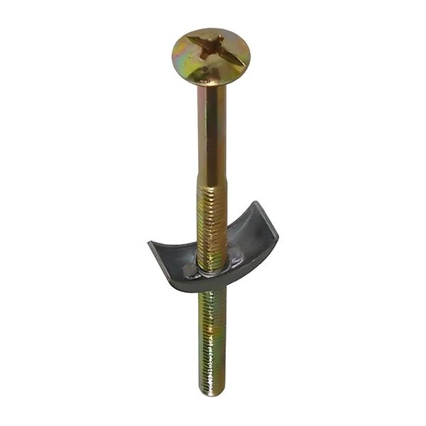 Parafuso Fenda Combinada para Cama 2 Peças Peg Fixe Parafuso Fenda Combinada para Cama 1/4" x 110mm 2 peças