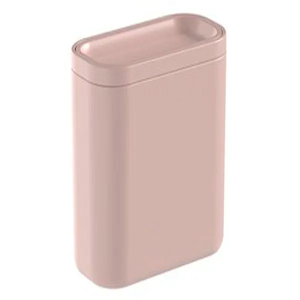Lixeira De Bancada OU Basculante LX120RSDF Rosa 1 Litro