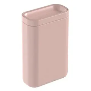 Lixeira De Bancada OU Basculante LX120RSDF Rosa 1 Litro