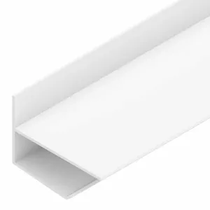 Perfil Pvc Tipo F 3m Branco - Plasmeg (MP)