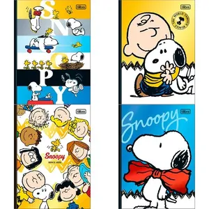 Caderno Colegial Brochura Snoopy Sortido 160 Folhas 384071 - Tilibra