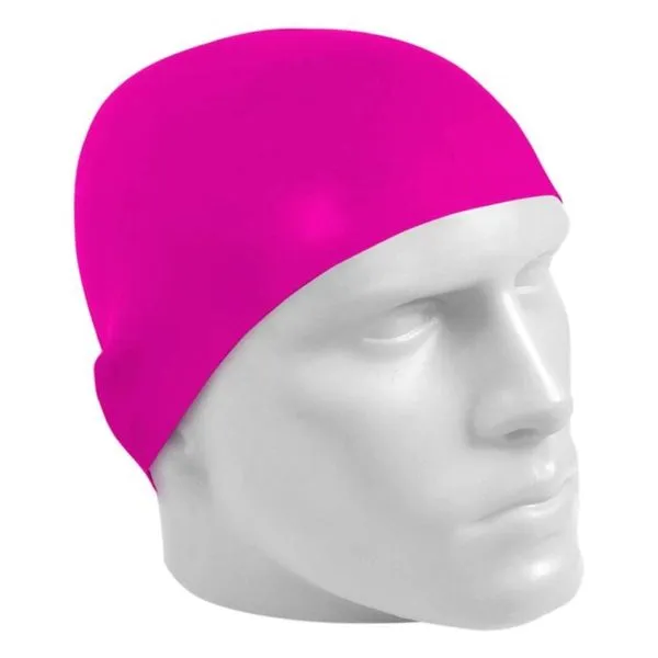 Touca de Natação Korea com Proteção Solarmax UV+50 Tecido Sport Resistente Rosa Poker Touca de Natação Korea com Proteção Solarmax UV+50 Rosa Poker