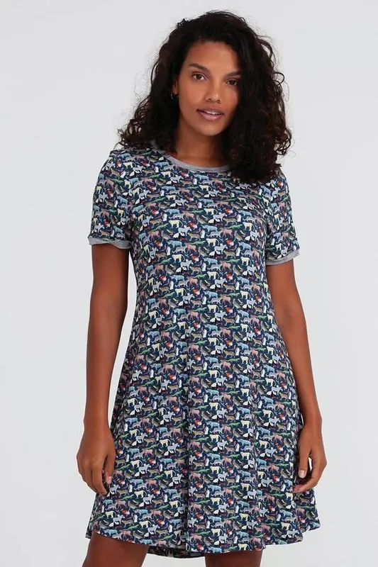 Camisola Viscolycra Liberty Fabrics Made By Pettenati Zoo Zoo - GG