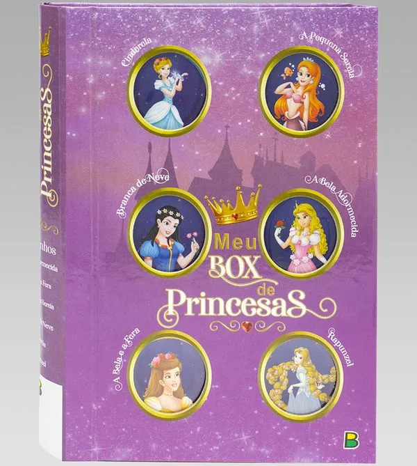 Meu Box de Princesas com 6 Livros Box com 6 unidades