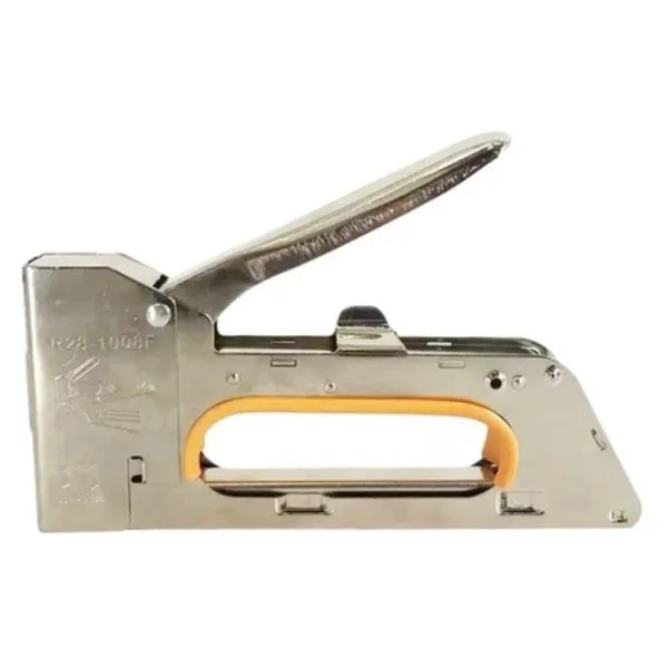 Grampeador Pistola Multifuncional 4 a 8mm com Regulagem Prata Black Bull