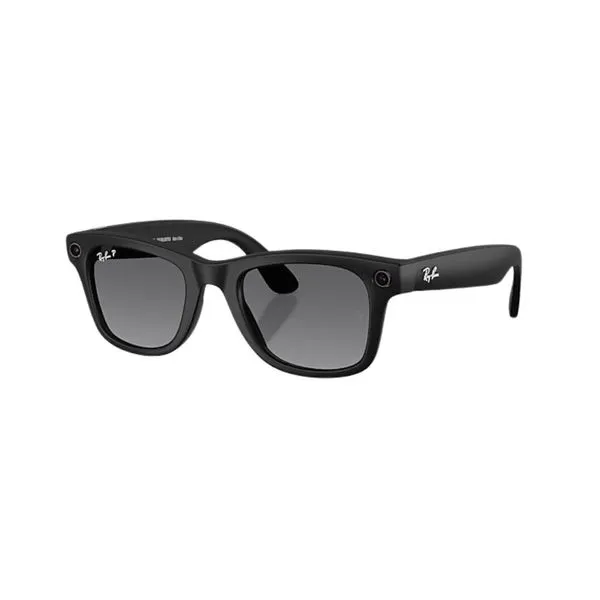 Óculos de Sol Ray-Ban Meta Wayfarer Gen 2 RW4012 Preto Fosco / Grafite Degradê Polarizado Unissex