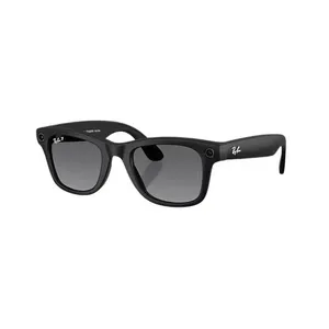 Óculos de Sol Ray-Ban Meta Wayfarer Gen 2 RW4012 Preto Fosco / Grafite Degradê Polarizado Unissex