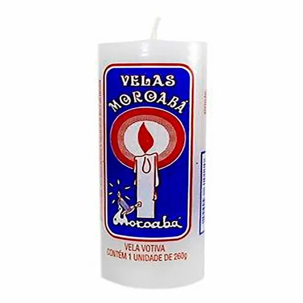 Vela Votiva Branca 7 Dias 260g 10101 - Moroabá