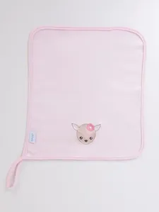 Kit Babete+Prendedor de Chupeta Infantil - ROSA