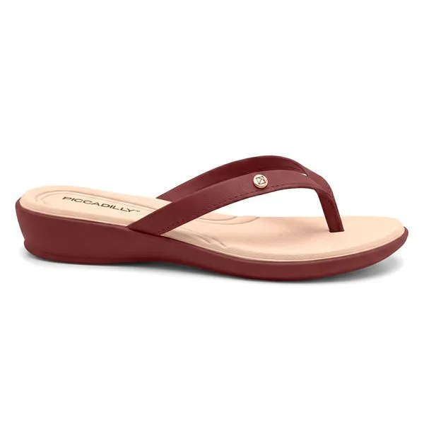Chinelo Camila Burgundy 37