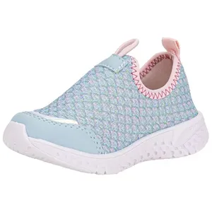 Tênis Infantil Feminino Slip On Nathielly 190081 VERDE/ÁGUA 27