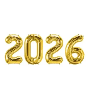 Kit Balão 2026 Dourado 16 Polegadas MOPR000574 - Animare