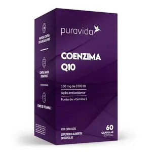 Suplemento Alimentar Puravida Coenzima Q10 60 Cápsulas