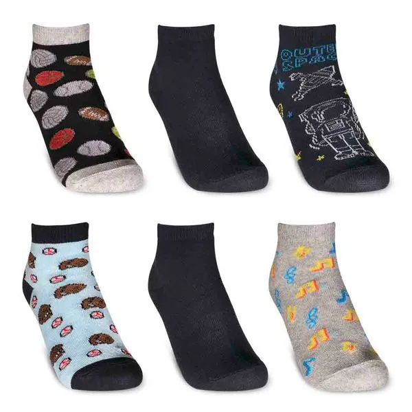 Kit 3 Meias RP Basic Juvenil Curta 28/33 Masculino Sortida 004RPJC21573 - Rafa Parize