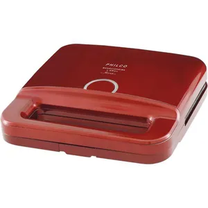 Sanduicheira e Grill Antiaderente Philco Retrô PGR01V 220V Vermelha