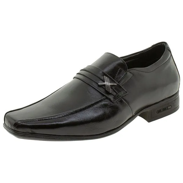 Sapato Masculino Social 3d Executive Jota Pe - 74455 PRETO 01 37