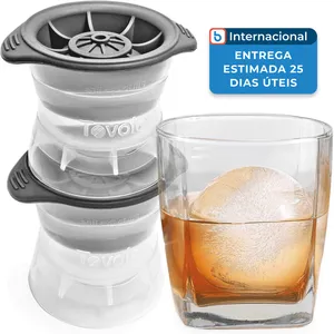 Forma de Gelo Esférico Tovolo 2 Peças Preto A-MBI