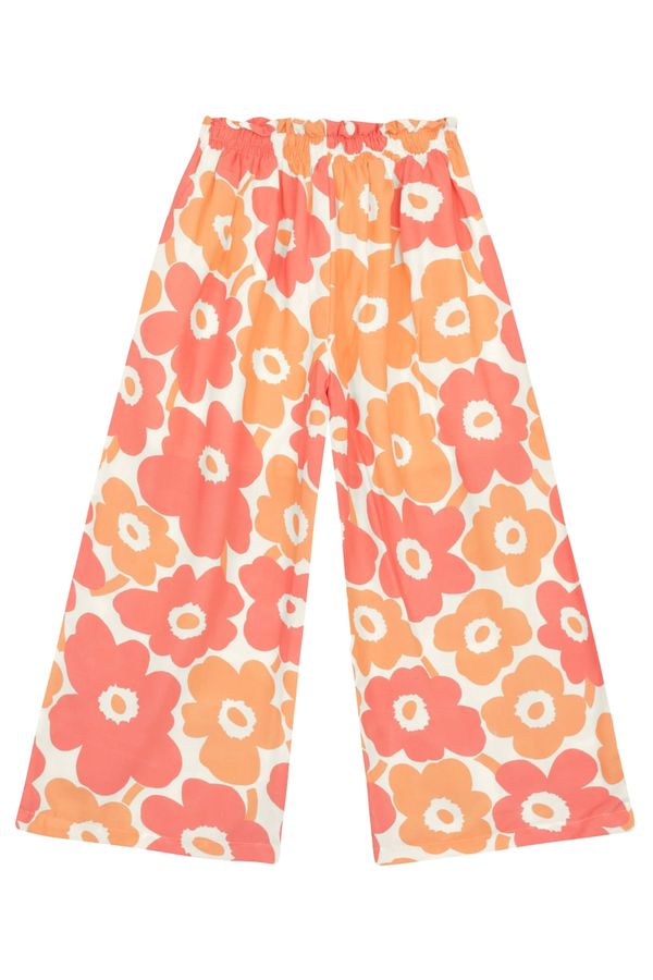 Calça infantil menina pantacourt florida Brandili - 6