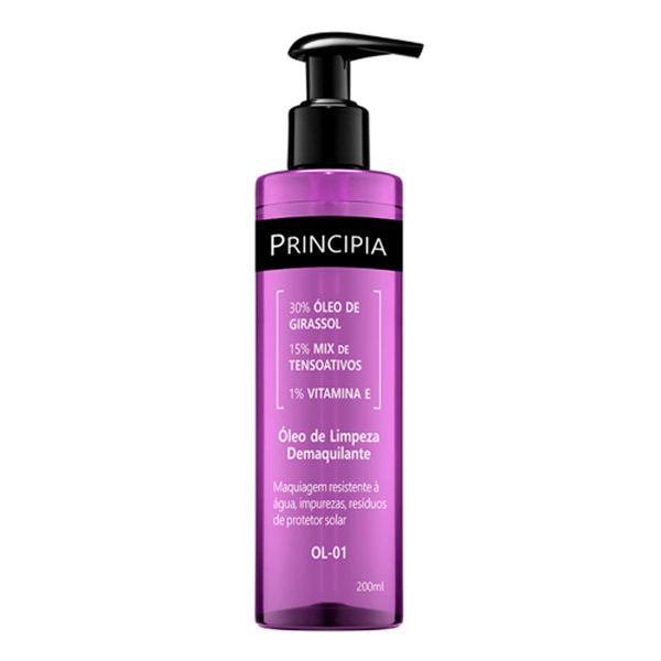 Óleo de Limpeza Demaquilante Principia OL-01 200ml