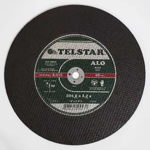 Disco de Corte para Aço 2 Telas ALO Telstar Disco de Corte para Aço 12" 304,8x3,2x15,9mm 2 Telas ALO Telstar