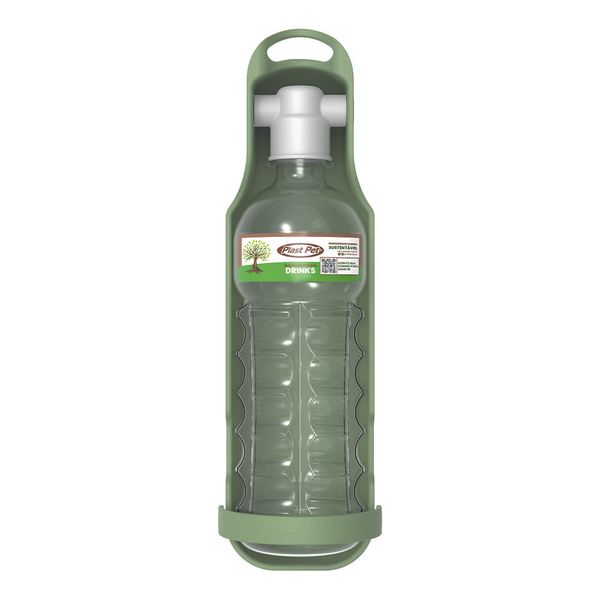 Bebedouro Portátil Drinks Plast Pet Verde 500 ml