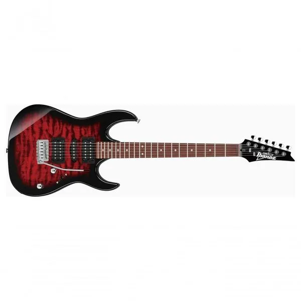 Guitarra Elétrica RG GIO GRX70QA-TRB 6 Cordas Transparent Red Burst Ibanez Guitarra Elétrica GRX70QA-TRB 6 Cordas Transparent Red Burst Ibanez