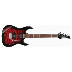 Guitarra Elétrica RG GIO GRX70QA-TRB 6 Cordas Transparent Red Burst Ibanez Guitarra Elétrica GRX70QA-TRB 6 Cordas Transparent Red Burst Ibanez
