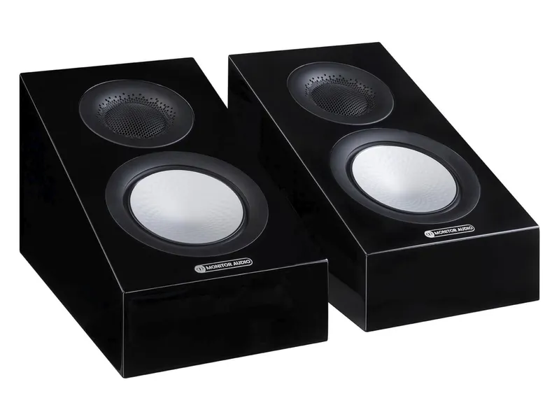 Monitor Audio Silver AMS 7G Dolby Atmos 8 Ohms Par - Preto Laqueado