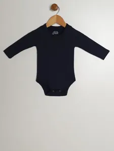 Body Malha Térmica Infantil Para Bebê - MARINHO M