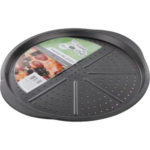 Forma para Pizza 35cm Antiaderente com Furos Cazza
