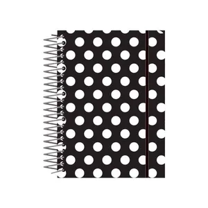 Caderno Universitário Confetti P&B Poá 1 Matéria 96 Folhas
