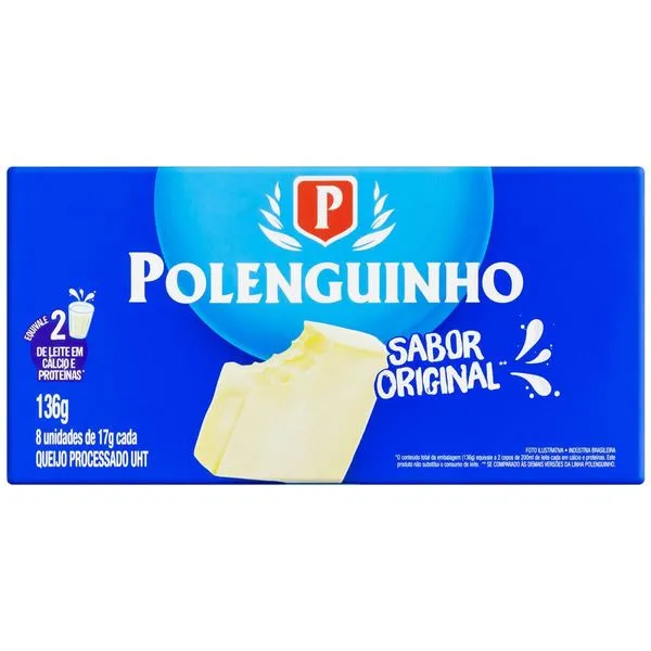 Queijo Processado UHT Original Polenguinho 136g