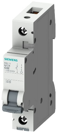 Disjuntor 5SL1 110-7MB Curva C 10A Monopolar 3KA 380/200VCA Siemens
